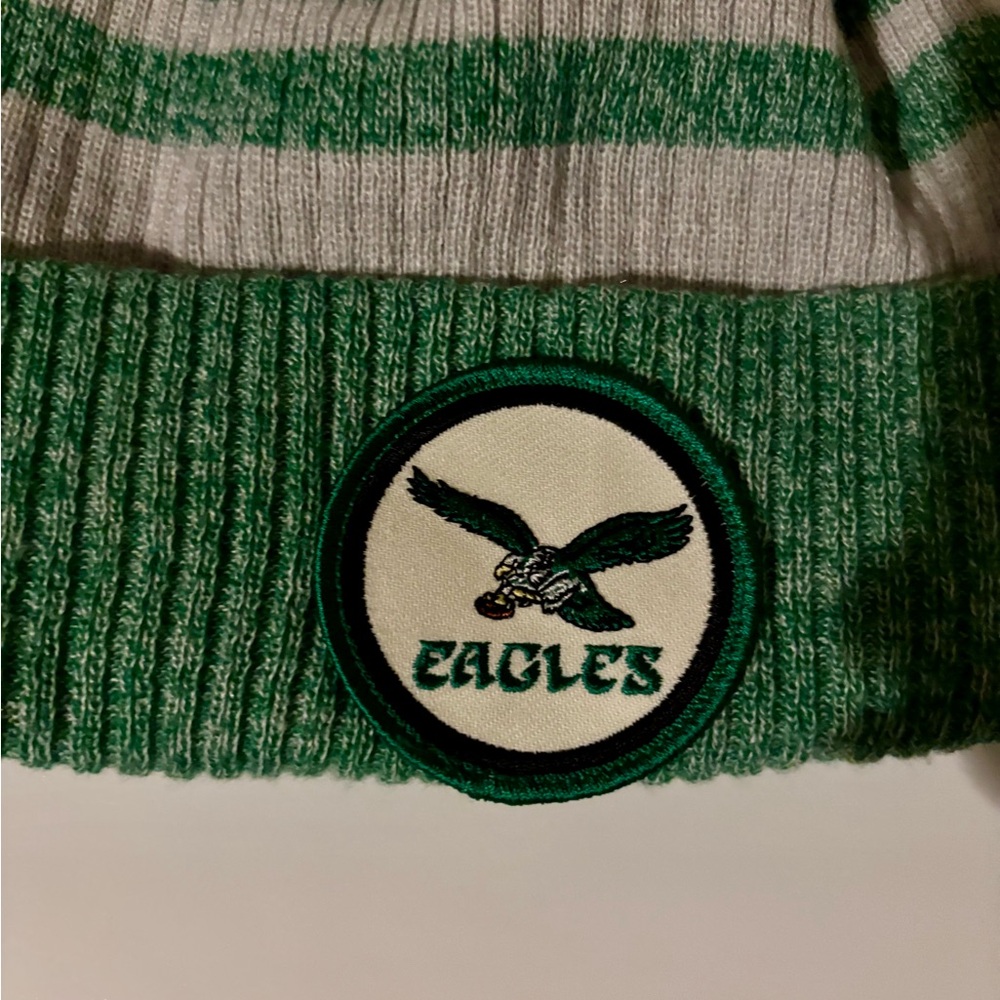 New Era Eagles Green and Gray Beanie - Picture 2 of 5